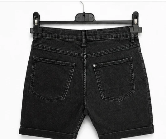 Short de mezclilla negro H&M slim – 12/13 años – photo 3